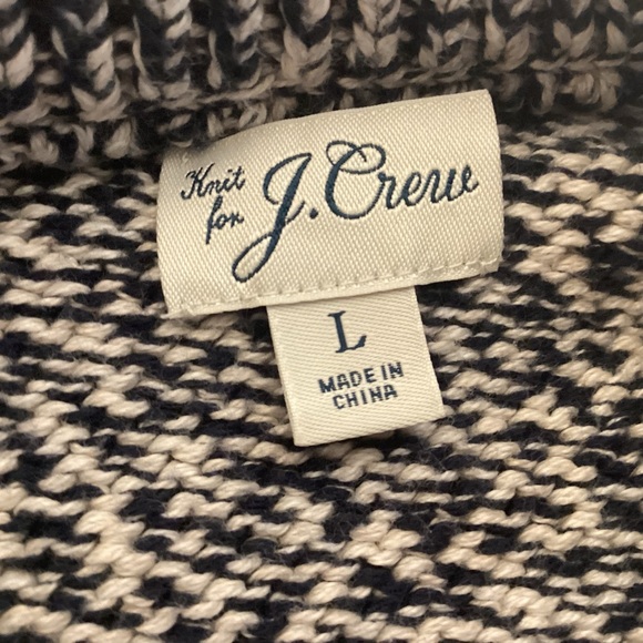 Knit for J. Crew men’s cotton marbled sweater size large - Picture 7 of 12